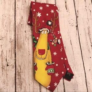 5/$25🔅Vintage Hallmark Reindeer Christmas Tie